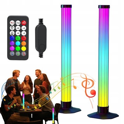 Smart LED Lightbar 2er Set RGB Lampe TV Hintergrundbeleuchtung funktioniert Sync