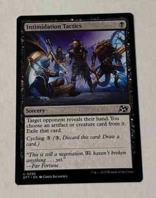 MTG Intimidation Tactics - Aetherdrift LP