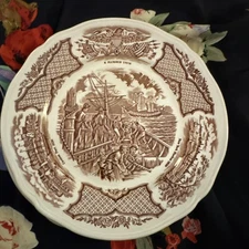FAIR WINDS ALFRED MEAKIN STAFFORDSHIRE ENGLAND 2 SALAD PLATES