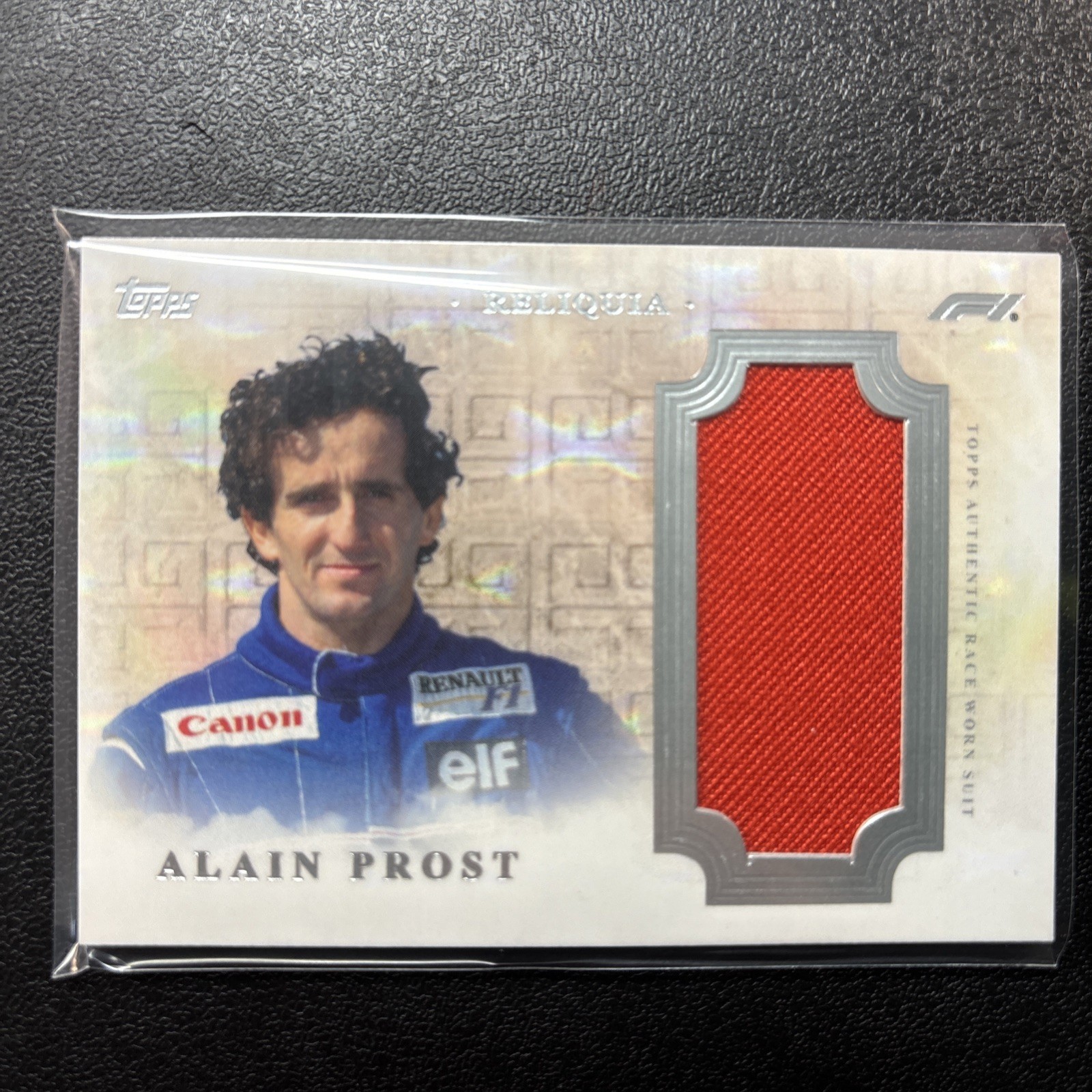 ALAIN PROST 2026 TOPPS RACING F1 ECCELLENZA RELIQUIA Red Patch