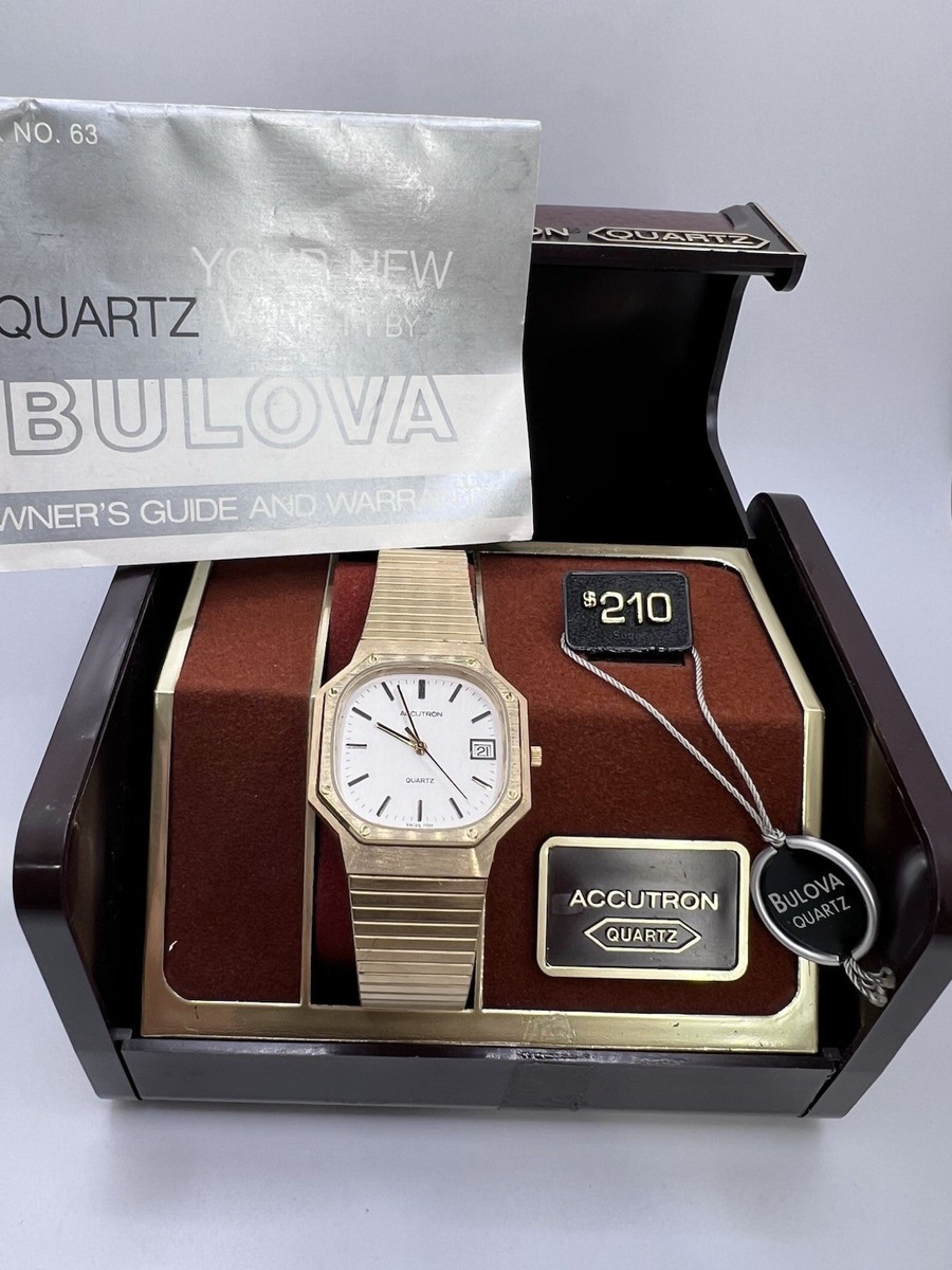 【激レア】BULOVA ACCUTRON 腕時計　ヴィンテージ RARE 80's Men's Accutron Bulova Royal Oak Swiss Quartz Octagonal