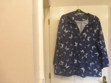YOU GET TWO BONMARCHE BLUE  PACAMAC / JACKETS. HOODED.SIZE 20. BUST 50 INCH