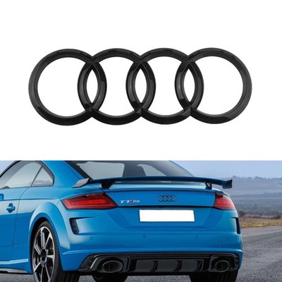 178 x 58MM Glanz Schwarz Abzeichen Hinten Kofferraum Emblem Für Audi TT