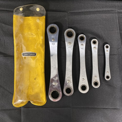 #ad #ad Craftsman 5 pc Box End Ratchet Wrench Set $50.00
