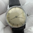 Timex 32mm Marlin 1963 Silver Tone Mens Vintage Mechanical Handwind Watch - Runs
