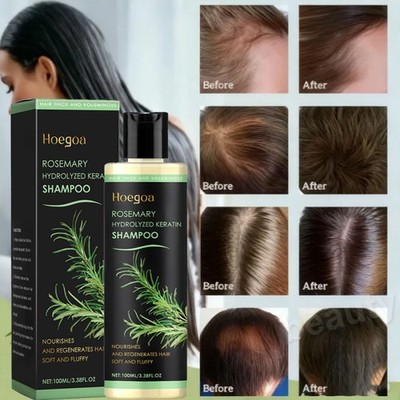 Bio Rosmarin Haarwuchs Shampoo für Frauen und Männer Natürliches verdickendes DE