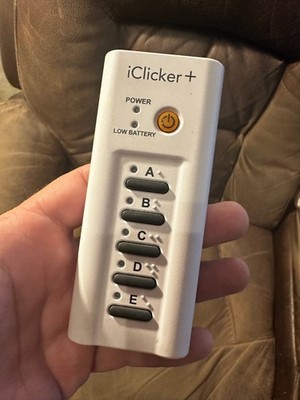 iClicker Plus RLR15 Student Classroom Response System Remote Control Unit.