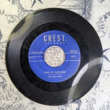 The Bible Boys Seeds of Happiness / Look For The Light 1956 Gospel 7" 45 RPM VG