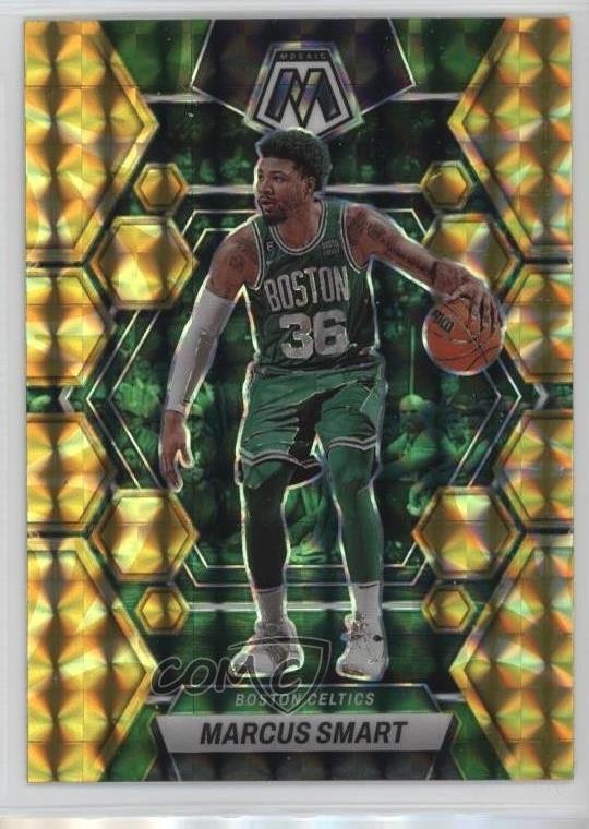 2022-23 Panini Mosaic Reactive Yellow Mosaic Prizm Marcus Smart #188 0ge4