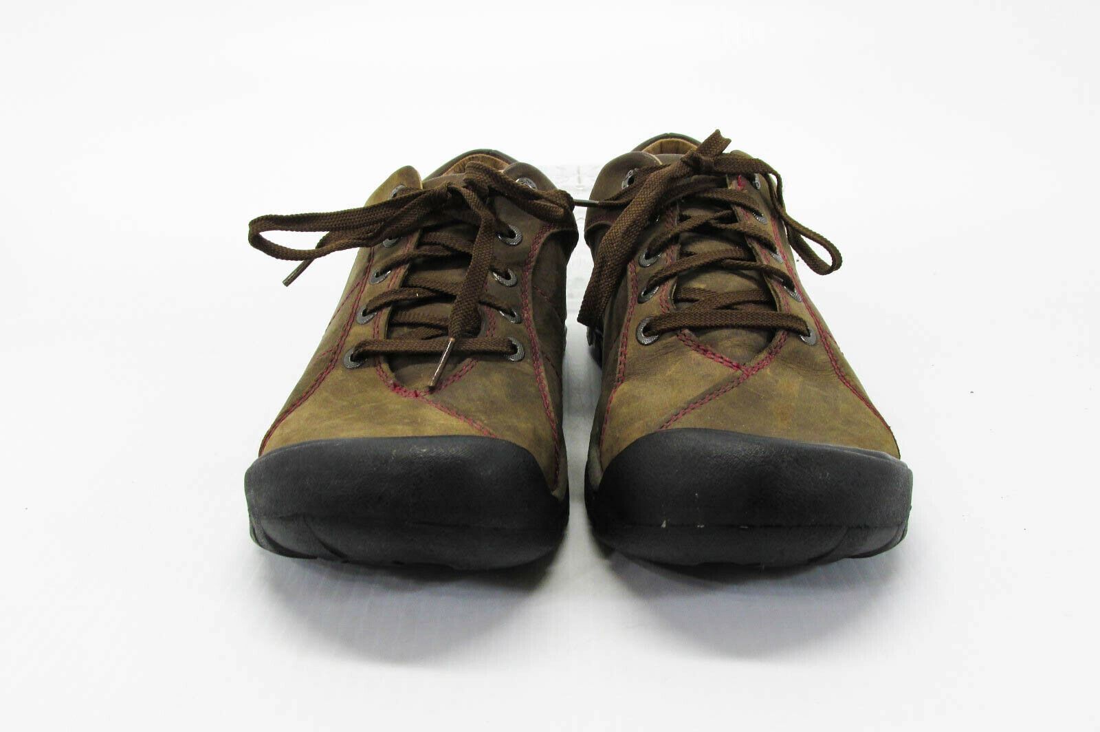 Keen scarpa donna Presidio taglia 9 5M sneaker Oxford pelle marrone usata qp