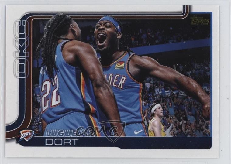 2025-26 Topps Golden Mirror Image Variations Luguentz Dort #117 01mu
