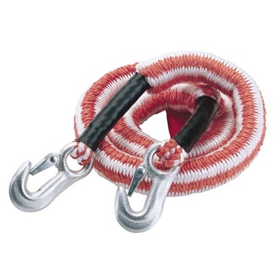 Draper Ziehharmonika Abschleppen Seil 2500kg Mit Zwei Safety Haken On-Tow Schild