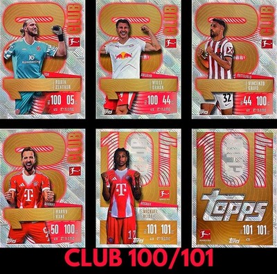 Topps Match Attax 25/26 Bundesliga - CLUB 100/101 - Einzelkarten - 2025/2026