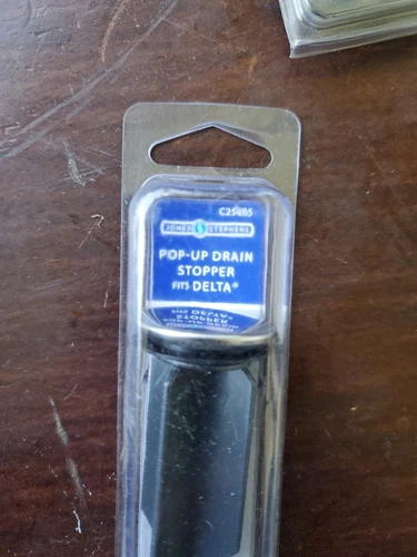 Jones Stephens C25465 Pop-Up Drain Stopper Fits Delta 5-1/32" OL Chrome Plated - Picture 2 of 4