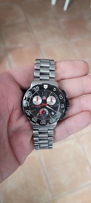 TAG Heuer CAC1110.BA0850 Mens Formula 1 Series Chronograph Watch Black Silver 8" - Image 1 of 4
