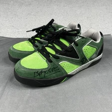 Emerica Skate Shoes Braydon Pro Model Mens 10.5 Green Piss Drunx PD Signed RARE