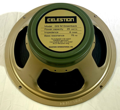 CELESTION G12M Greenback 12'' Guitar Speaker - 8 ohm 25 Watts