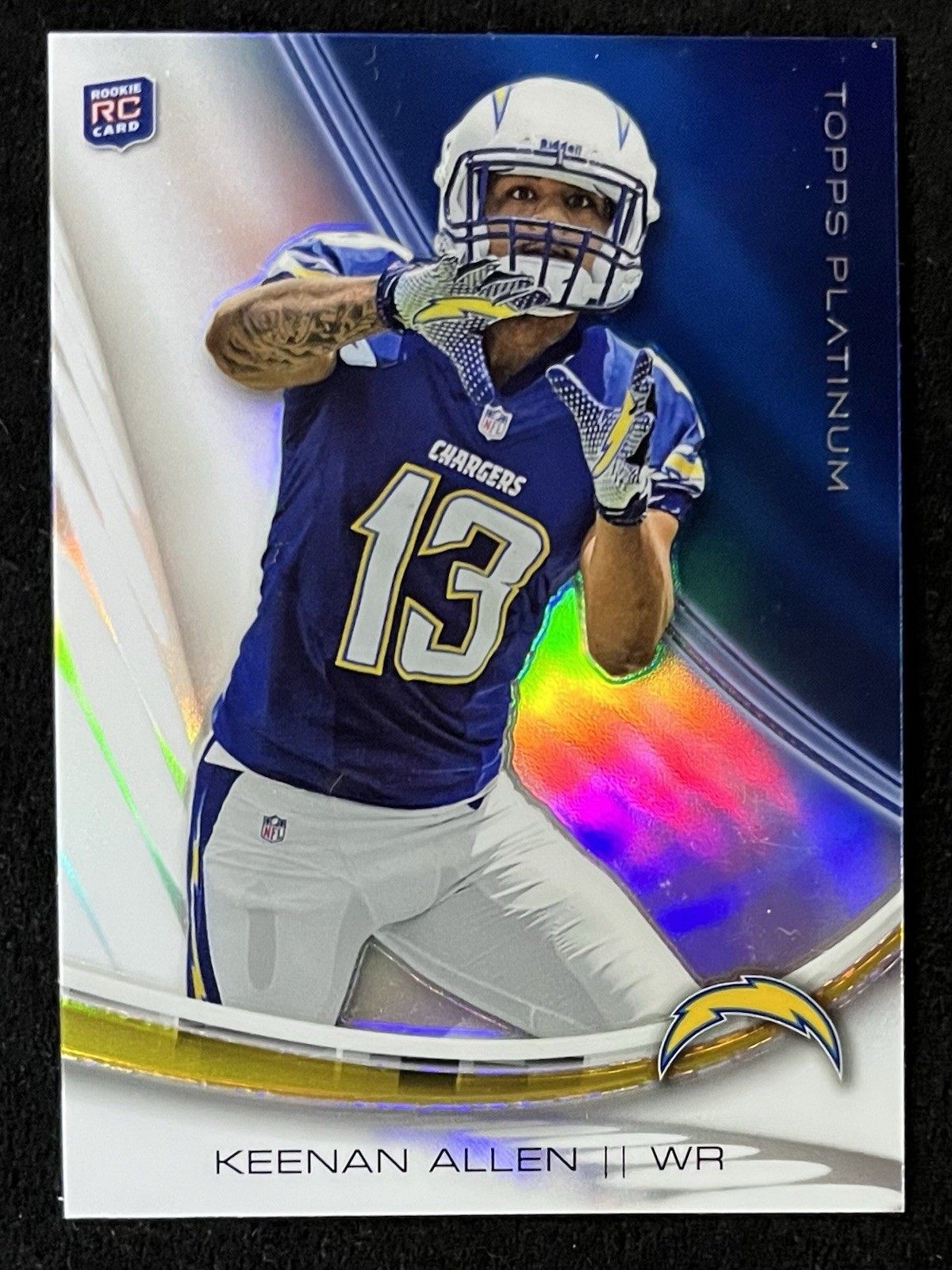 Keenan Allen Topps Platinum #144 Military Camo Refractor