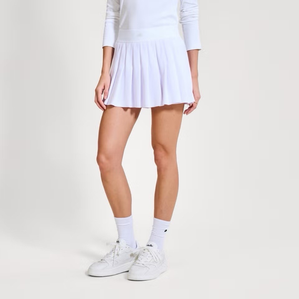Ellesse Women's Tennis Skirt Skort White 10UK Inner Short