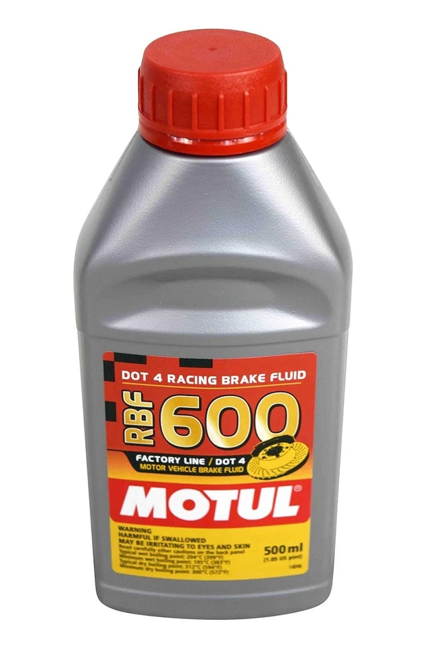 Motul RBF 600 Factory Line Racing Brake Fluid DOT-4 500ml (3 Pack) Foto 2 de 4