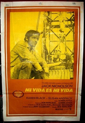 JACK NICHOLSON !!! orig1SH movie poster 1970 FIVE EASY PIECES !!! HOME DECOR