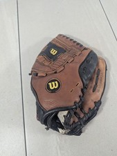 Wilson Select Baseball Glove Brown Black Leather RHT Right Hand Throw READ