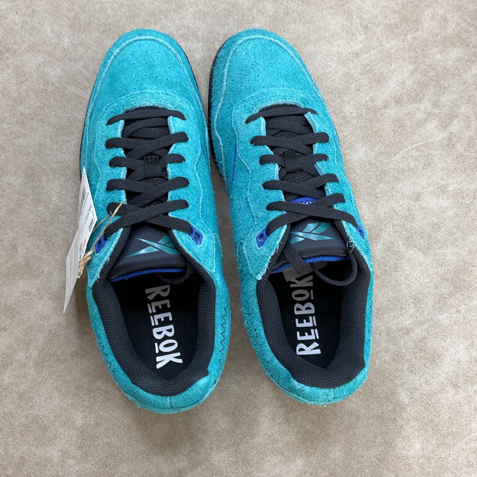 Reebok BB 4000 II Basketball Shoes Teal Suede Mens Size 10 thumbnail 7