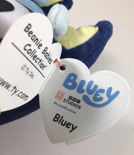 TY Beanie Baby 2025 BLUEY the Dog (Soft Plushy) 6" Plush Stuffed Animal Toy NEW - Picture 6 of 6