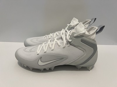 Nike Alpha Huarache 8 Elite Mid White Pure Platinum CW4440-110 Men s Size 10