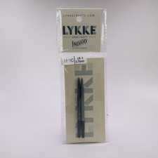 Lykke Indigo 3.5" Interchangeable Knitting Needle Tips US 5 3.75mm Driftwood