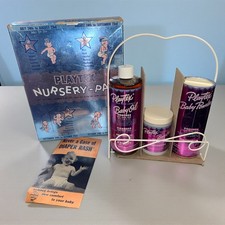 Vintage Playtex Nursery-Pak Baby Care Set w Box Oil Powder Cream c1950s