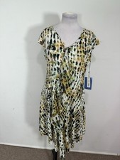 Simply Vera Women’s Multicolor Sleeveless Dress Size L