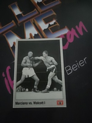 All World Boxing Muhammad Ali Rocky Marciano vs Walcott1991 Boxing Trading Card 