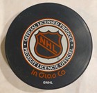 NHL LA Kings Colorado Avalanche Puck Black Stanley Cup Playoffs 2001 Inglasco — photo 2