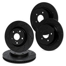 For Honda S2000 00-09 R1 Concepts Drilled & Slotted Front & Rear Brake Rotor Set