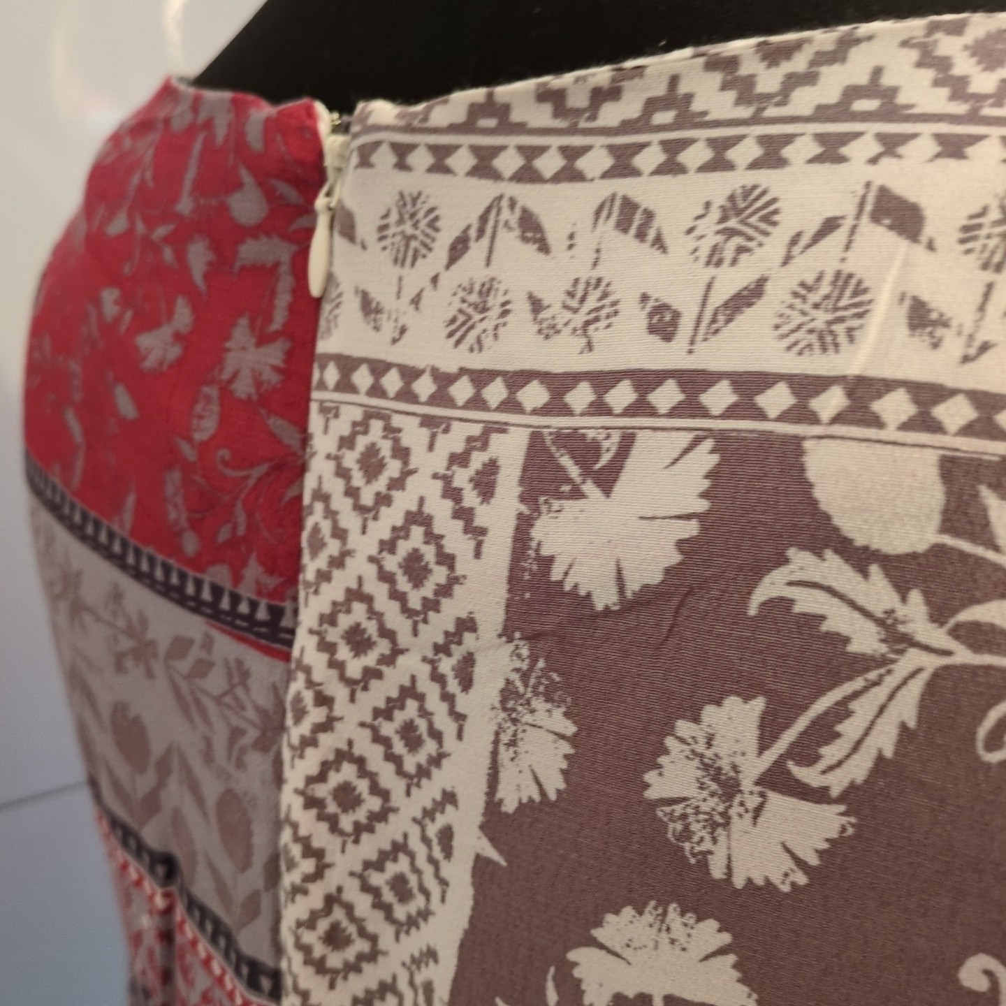 White Stuff Size 12 Lightweight Patchwork Pattern… - image 3