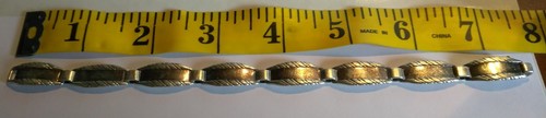 James Avery Sterling Panel Link Bracelet Hidden Clasp Neat Retired Piece 7.5" - Picture 5 of 9