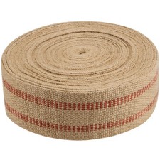 KEILEOHO 3.5 Inches x 33 Yards Upholstery/Craft Jute Webbing, Natural Chair W...