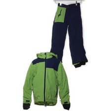 Crane, Skianzug, Größe: 134/140, Mädchen, Polyamid/Polyester, Blau/Grün #5sR