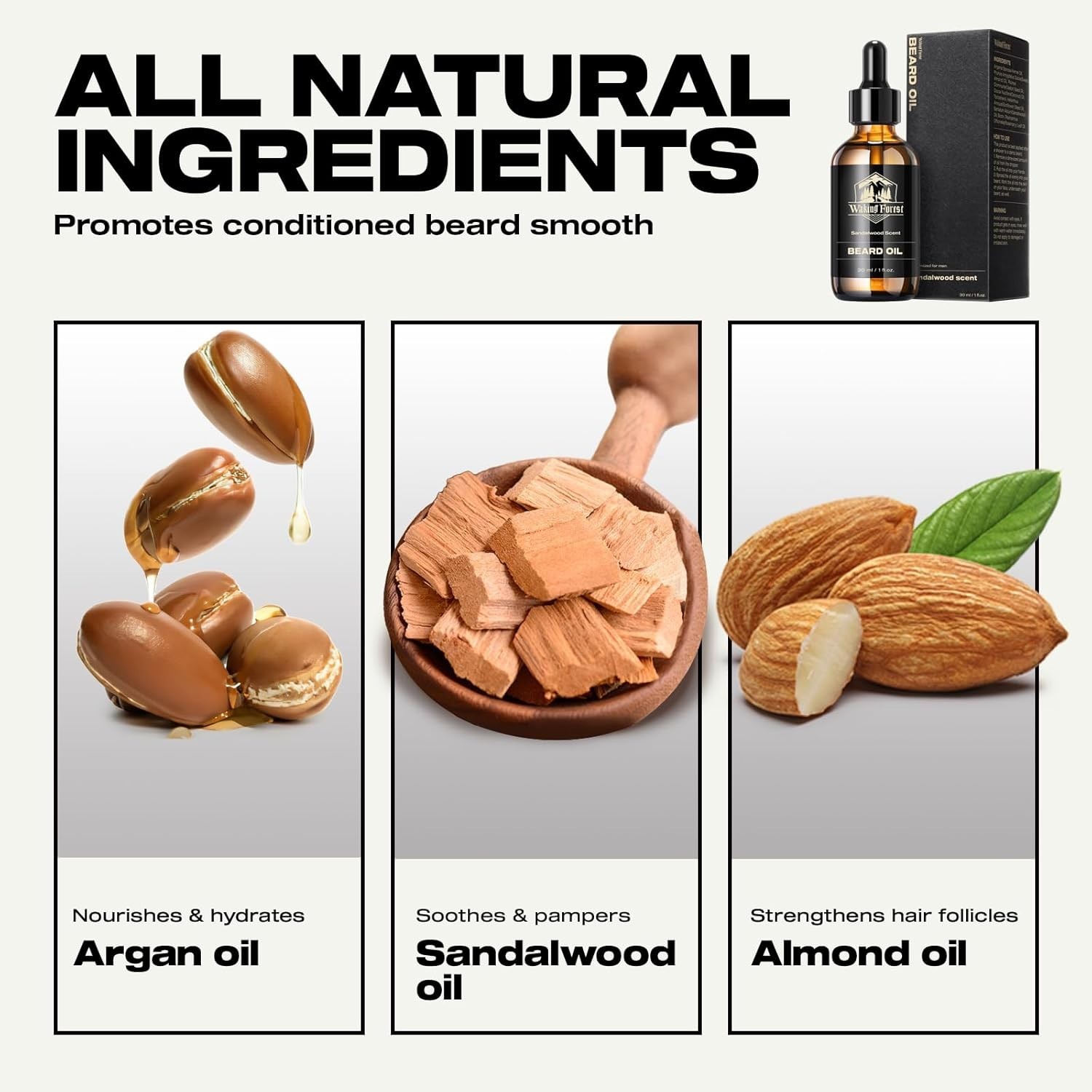 Beard Growth Oil Faster thicker Beard Growth Mustache Hair oil for Men NEW