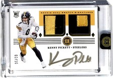 2022 Encased Dual RPA Gold 2/10 Kenny Pickett Rookie Auto #RSS-KP ES6