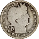 1892-P Barber Quarter