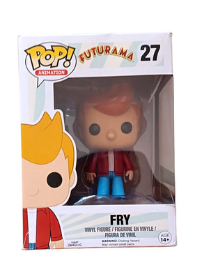 Funko Pop Futurama Fry 27 Figuren 2015 Vaulted Prima Stampa Box Damage OOB