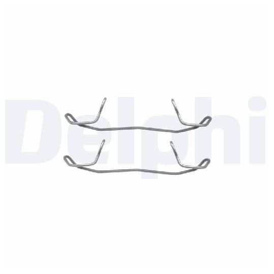 ZubehöRsatz Scheibenbremsbelag FüR VW Golf 1E 1H 1J 2.9 91 Bis 06 Delphi KZ AKL-image