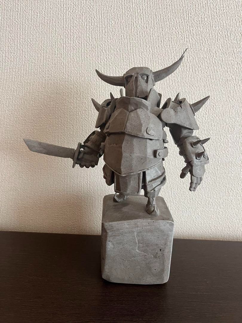 Clash of Clans Pekka Figure Stone Statue Statue Kurakura