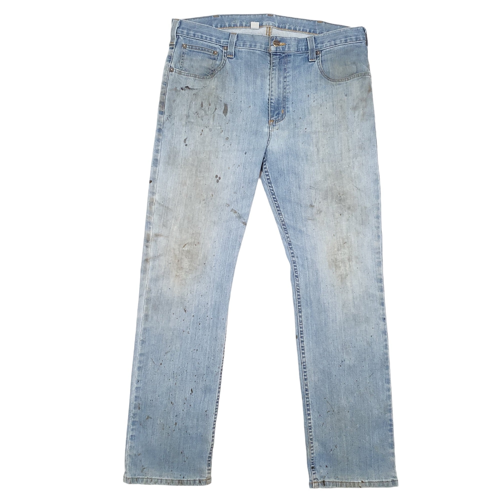 CARHARTT Casual Jeans Regular Fit Blue Denim Trousers Rugged Flex W36 L32 image 2