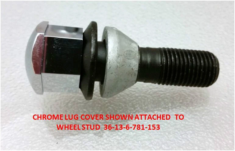 全新 VW-奥迪-宝马 17 毫米六角形黑色凸耳螺柱/螺栓盖数量:20(17 毫米黑色六角形) — 第 2/3 张图片