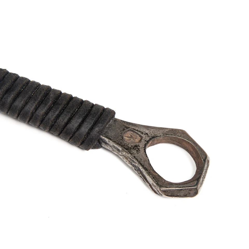 Chimenea de póker de acero inoxidable forjada hecha a mano, 70 cm (27,5 pulgadas) Foto 4 de 4