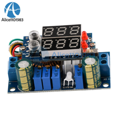 MPPT Solar Panel Controller 5A DC-DC Step-down CC/CV Charging Module LED Display