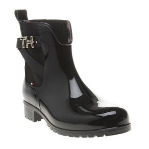 tommy hilfiger ankle rain boots
